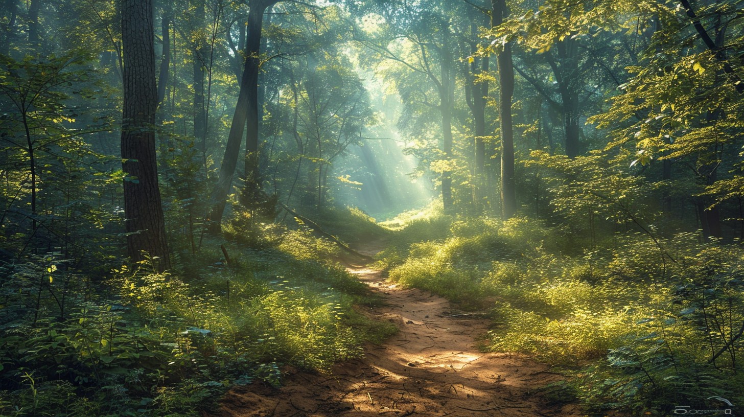 Free Mystical Forest Path Image - Forest, Path, Sunlight | Download at ...