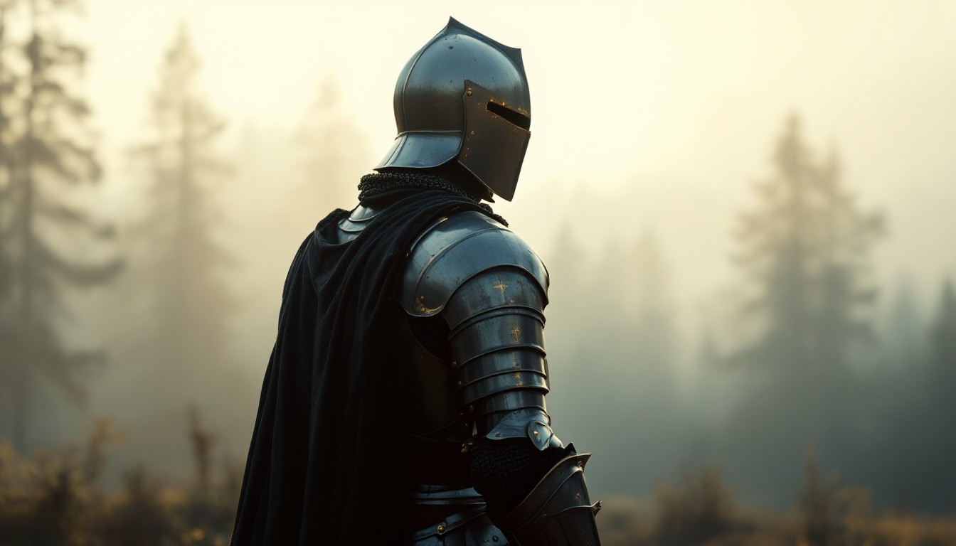 Free Knight Awaits Dawn Image - Knight, Warrior, Armor | Download at ...