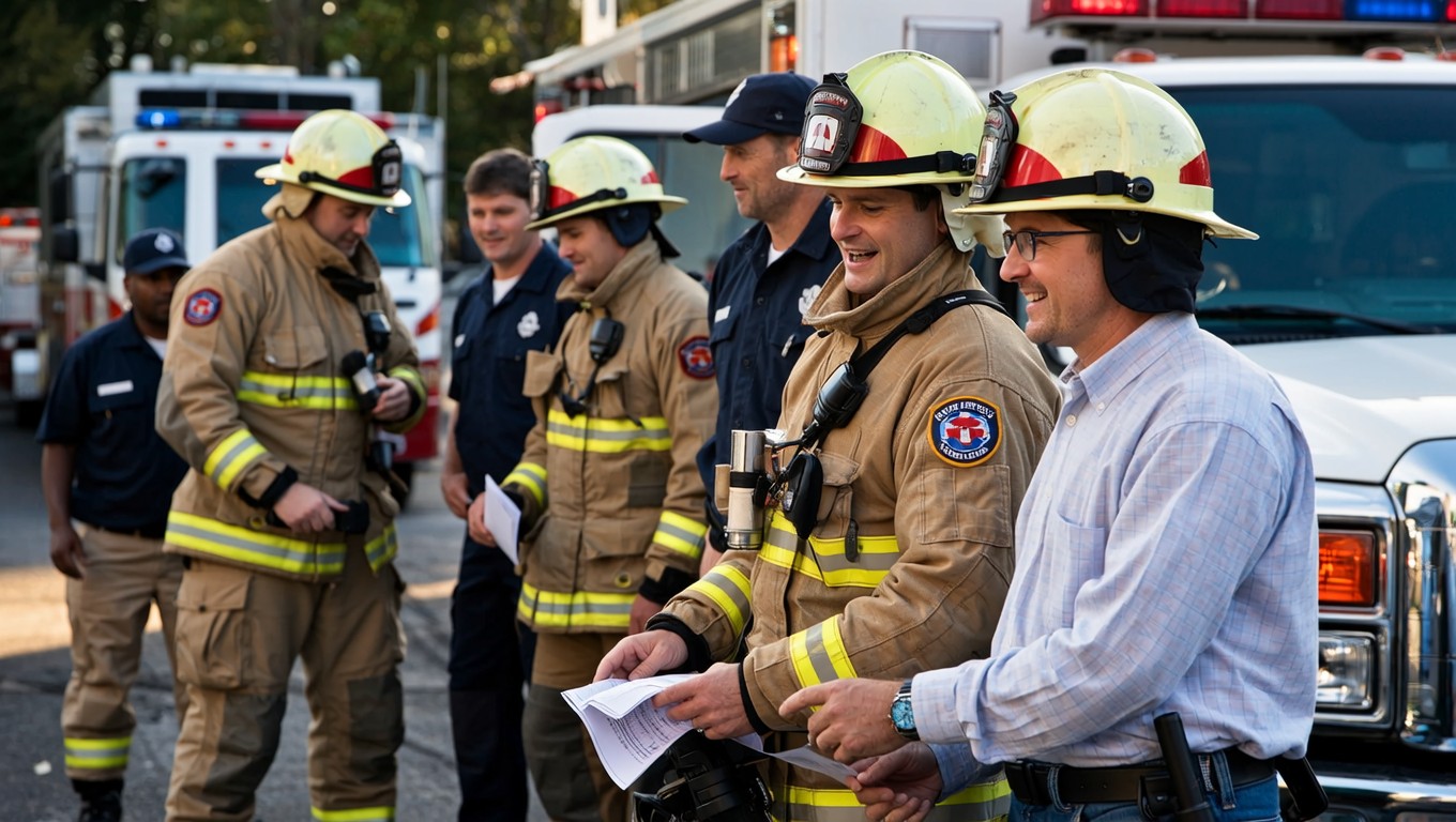 Free First Responders Unite Image - Firefighters, Paramedics ...