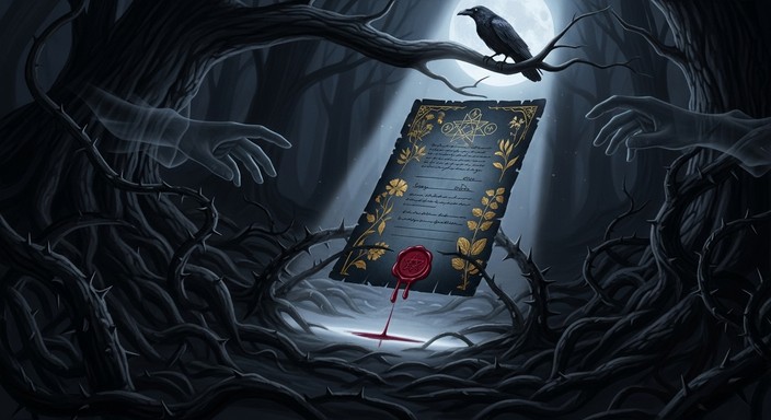 Free Nature's Dark Covenant Photo - Gothic, Parchment, Moonlight ...