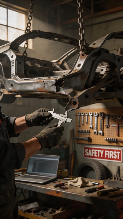 Free Damaged Chassis Assessment Image - Workshop, Mechanic, Chassis ...