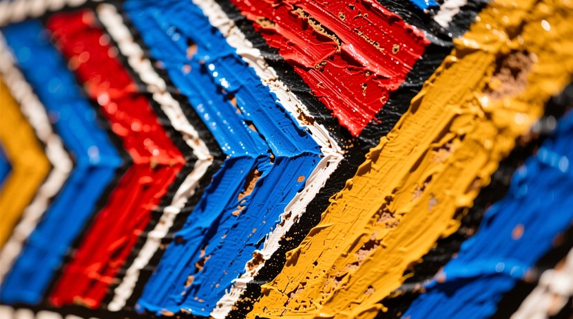 Free Vibrant Ndebele Patterns Image - Geometric, African, Tribal ...