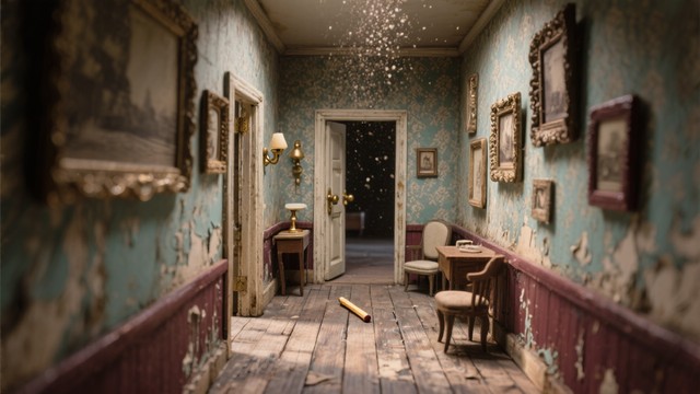 Timegate Decor Free Abandoned Time Passage Image - Abandoned, Corridor, Vintage ...