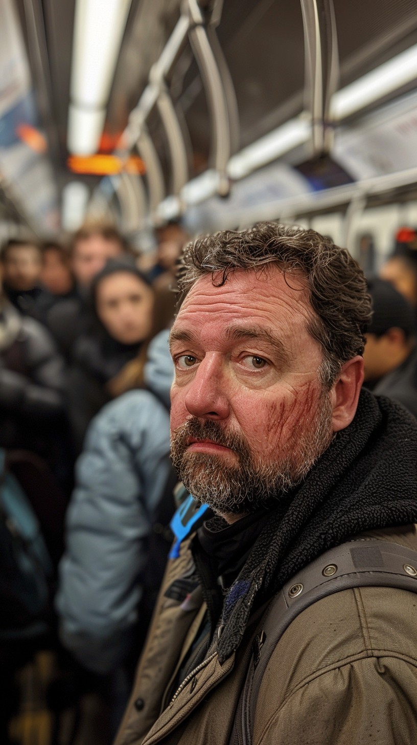 Free Injured Commuter Worried Photo - Commuter, Subway, Man | Download ...