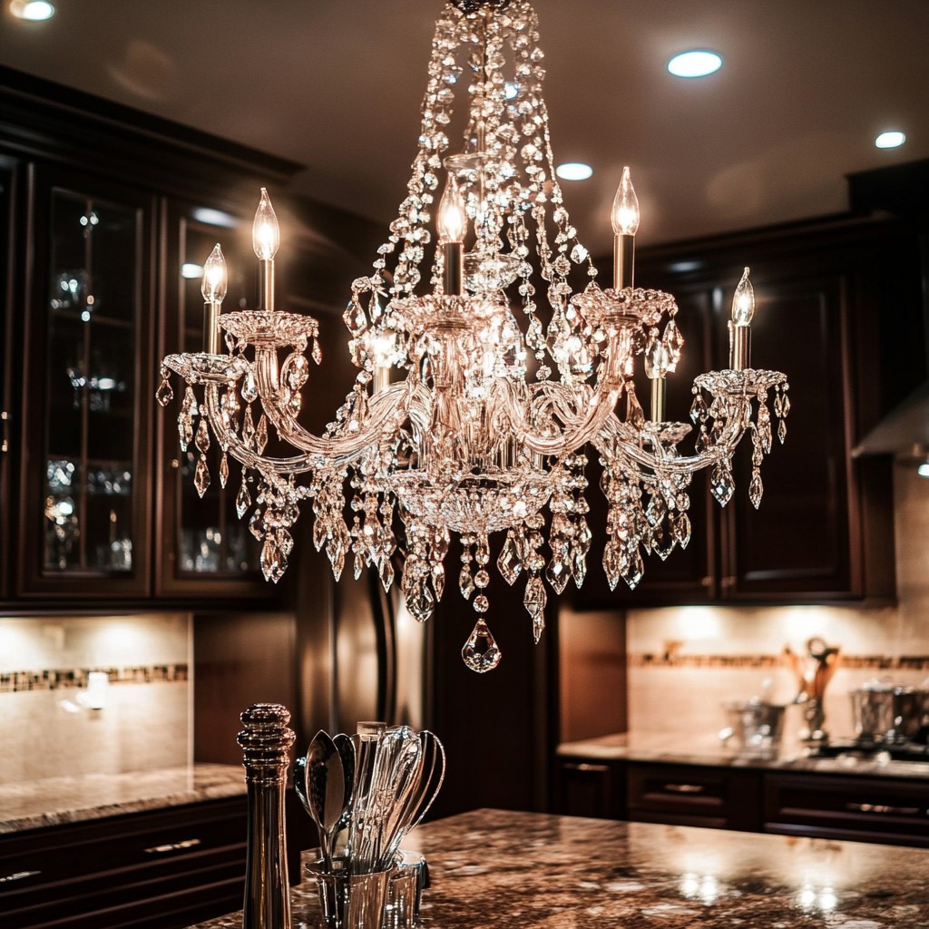 Free Elegant kitchen chandelier Image - Elegant, Kitchen, Chandelier ...