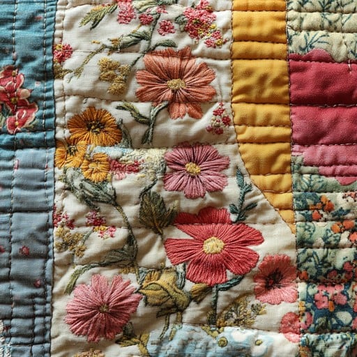 Free Colorful patchwork quilt Image | Download at StockCake