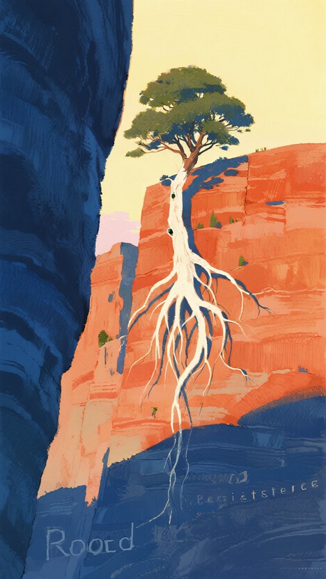 Tree Roots Emotions Free Rooted In Determination Image - Persistence, Roots, Tree ...