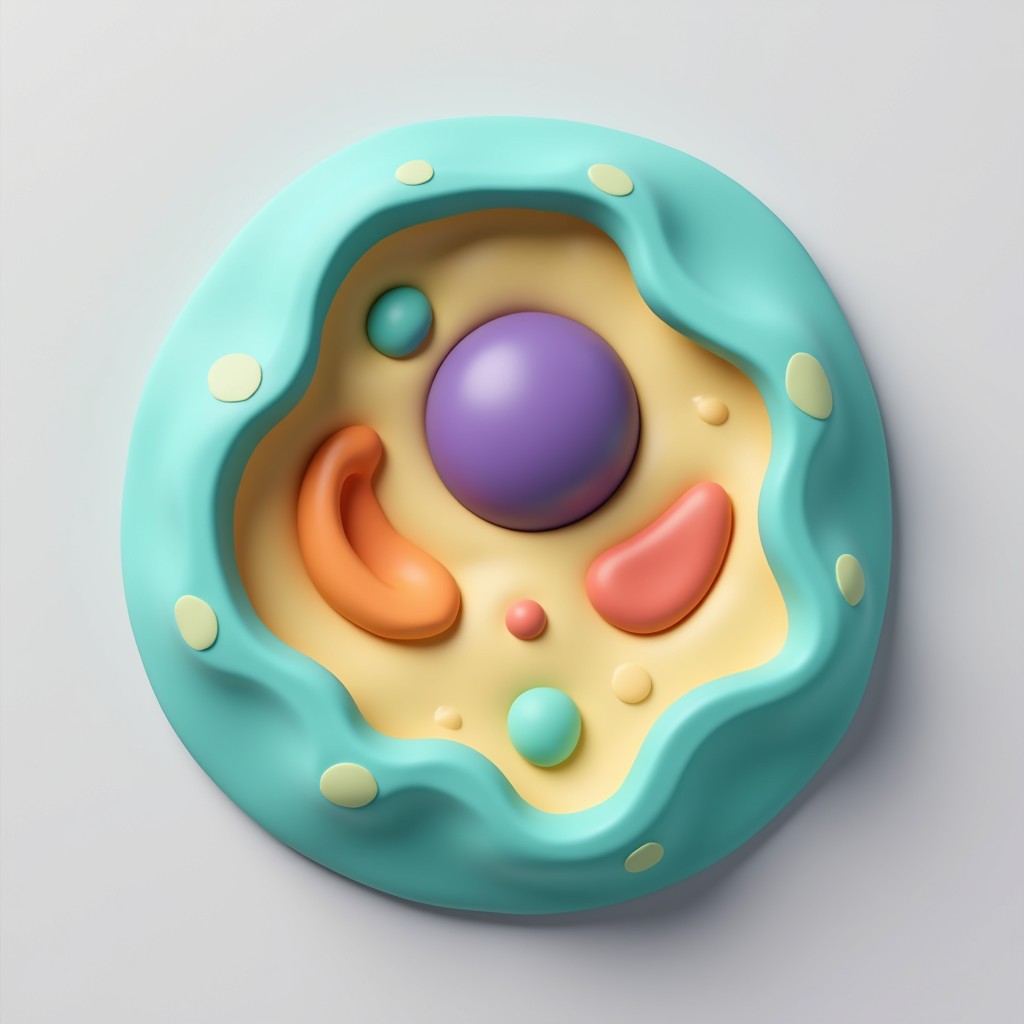 Free Colorful Cell Anatomy Image - Cell, Biology, 3d | Download at ...