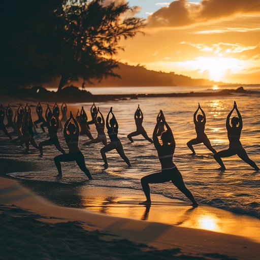 Free Sunset Yoga Silhouettes Image - Sunset, Yoga, Beach | Download at ...