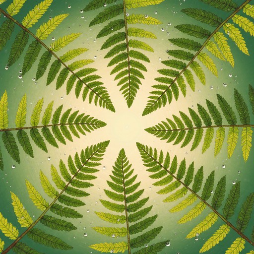 Free Fibonacci Fern Kaleidoscope Image - Ferns, Fibonacci, Spiral ...