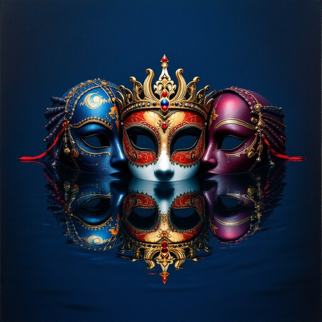 Mask Simmetry Free Cultural Masks Mirrored Image - Masks, Reflection, Symmetry ...