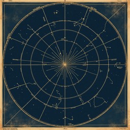 Free Celestial Gold Map Image - Celestial, Constellation, Stars ...