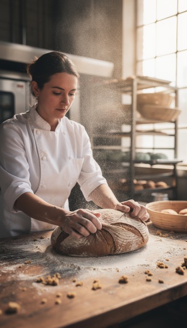 Free Artisan Bread Crafting Image - Baker, Woman, Chef | Download at ...