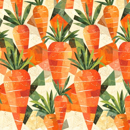 Free Geometric Carrot Pattern Image - Carrots, Geometric, Pattern ...