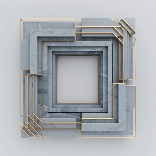 Structured Geometric Border Free Architectural Corner Frame Image - Frame, Border, Geometric ...