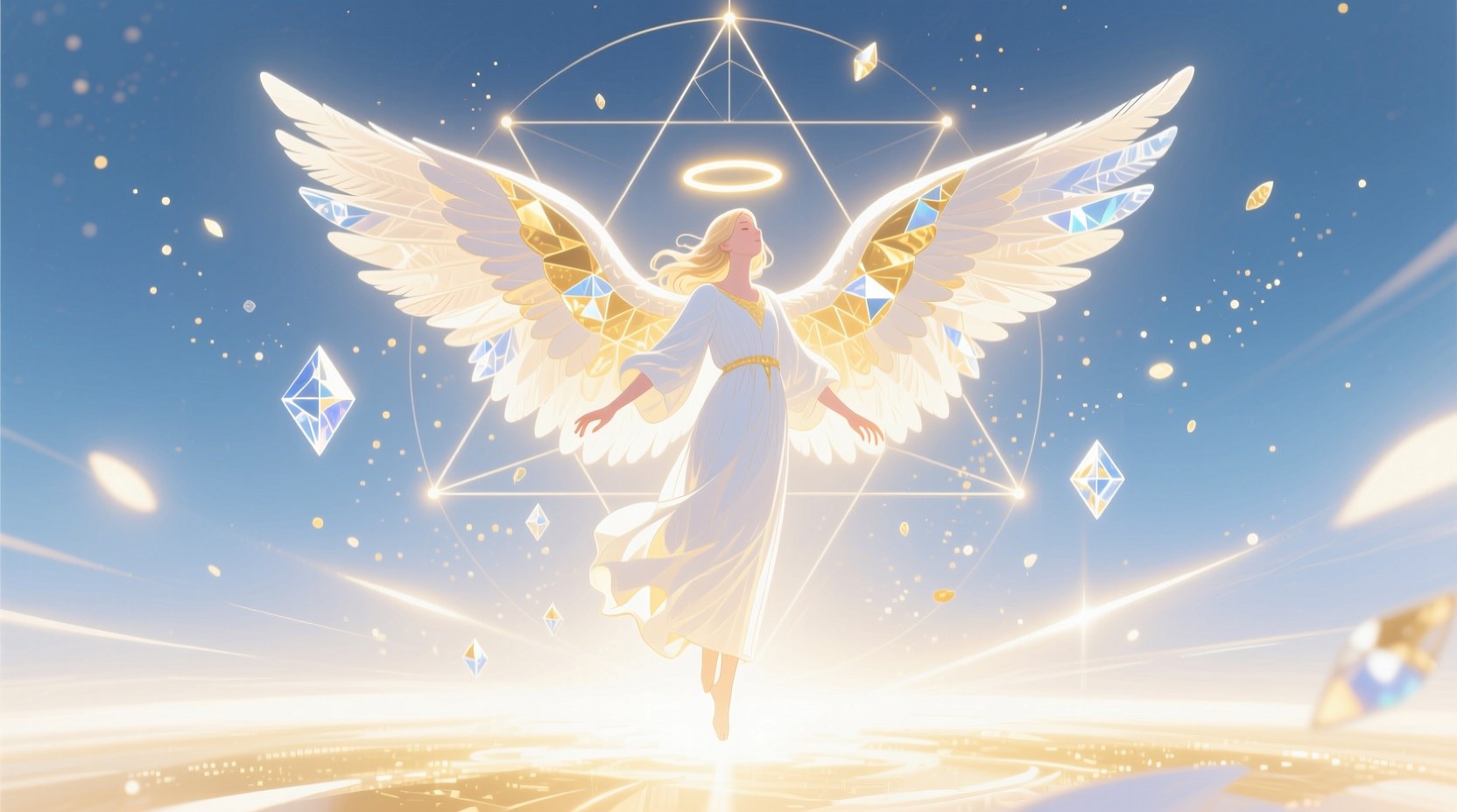 Free Celestial Angel Ascending Photo - Angel, Celestial, Ethereal ...