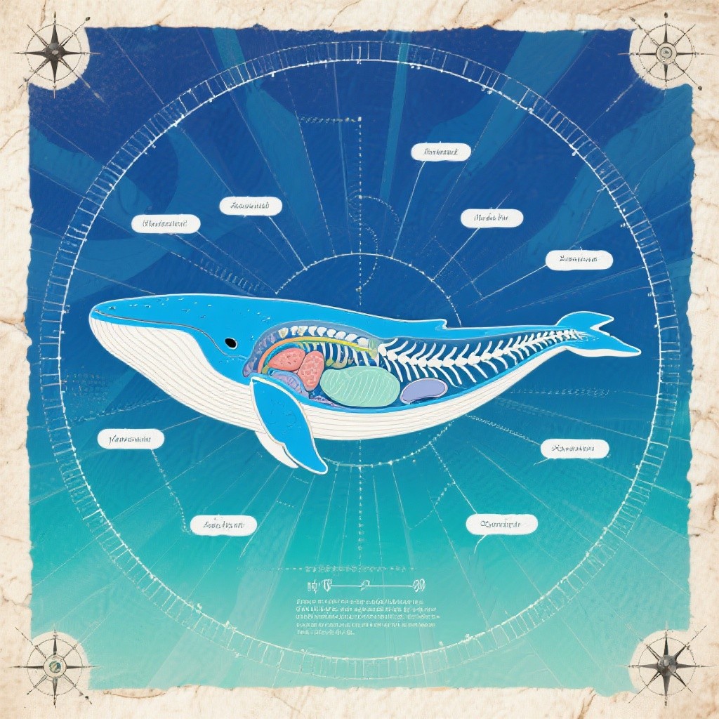 Whale Reference Free Whale Anatomy Illustrated Image - Whale, Anatomy, Biology ...