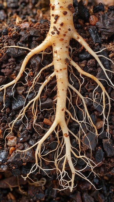 Root White Particle Free Underground Root Network Image - Roots, Plant, Soil | Download at ...