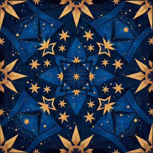 Free Midnight Astral Mosaic Image - Celestial, Stars, Gold | Download ...