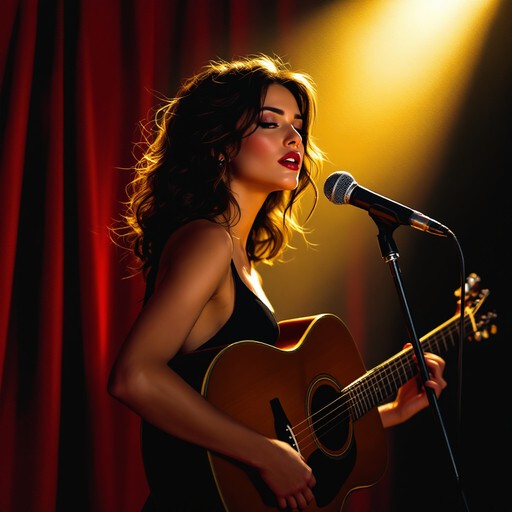 Singer Scene Backdrop Free Vintage Singer Portrait Image - Singer, Musician, Woman | Download ...