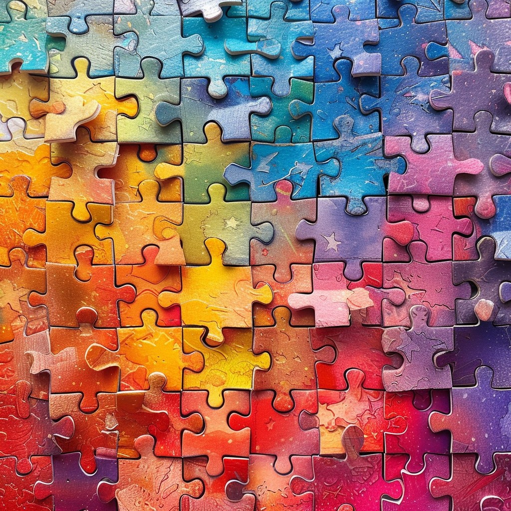 Free Colorful Puzzle Pieces Image - Puzzle, Colors, Jigsaw | Download ...