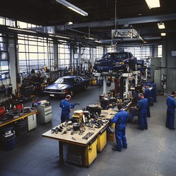 Free Busy auto shop Image - Mechanics, Workshop, Automobile | Download ...