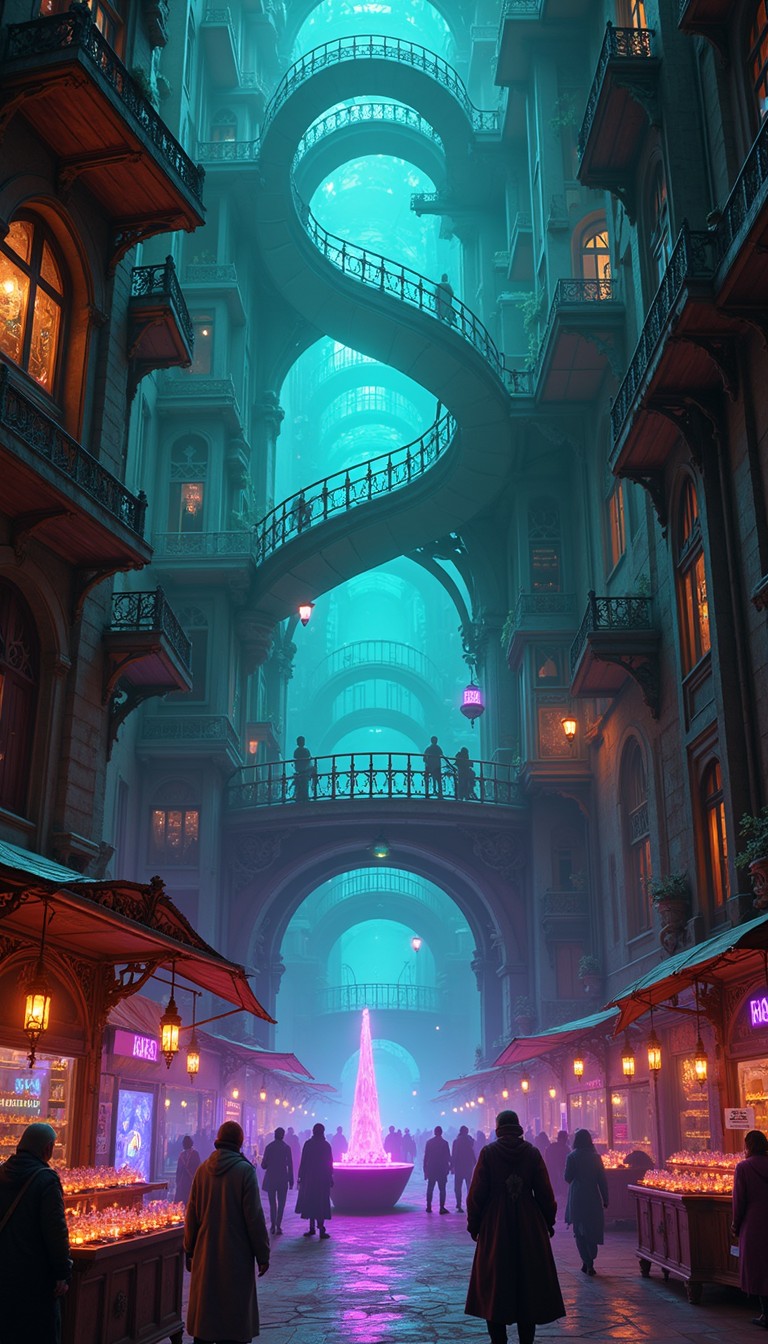 Visual Bazaar Free Vertical Magic Bazaar Image - Fantasy, Bazaar, Marketplace ...