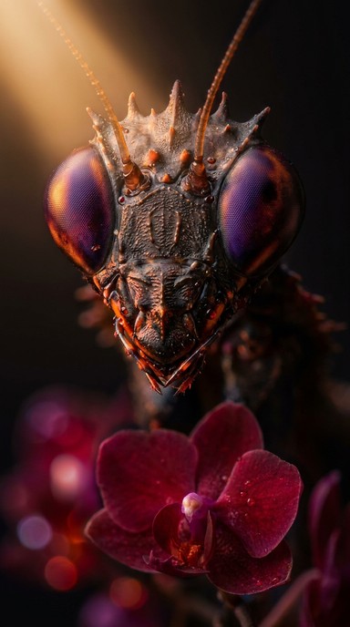 Free Demonic Mantis Portrait Image - Mantis, Macro, Insect | Download ...