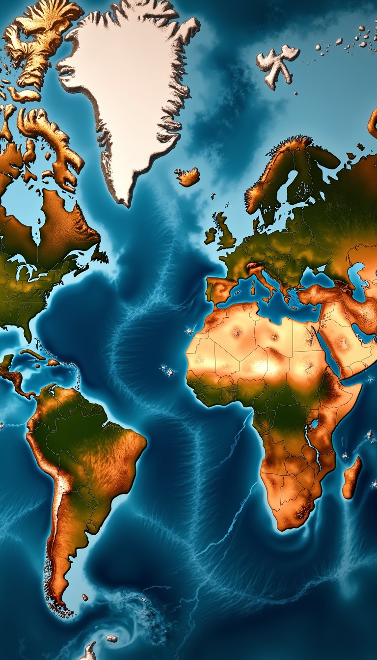 Free Earth's Artistic Atlas Image - Map, Global, Geography | Download ...
