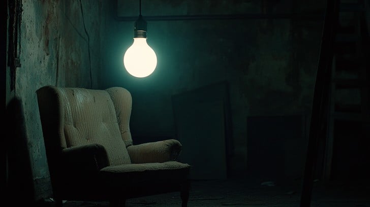 Free Dimly Lit Room Image - Abandoned, Armchair, Bulb | Download at ...