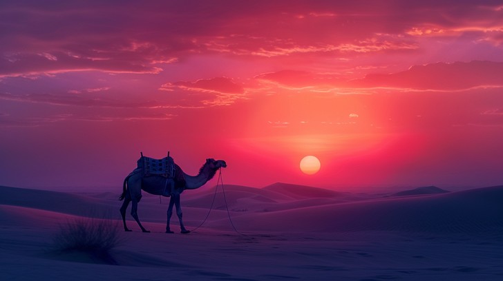 Free Desert Sunset Camel Image - Camel, Sunset, Desert | Download at ...