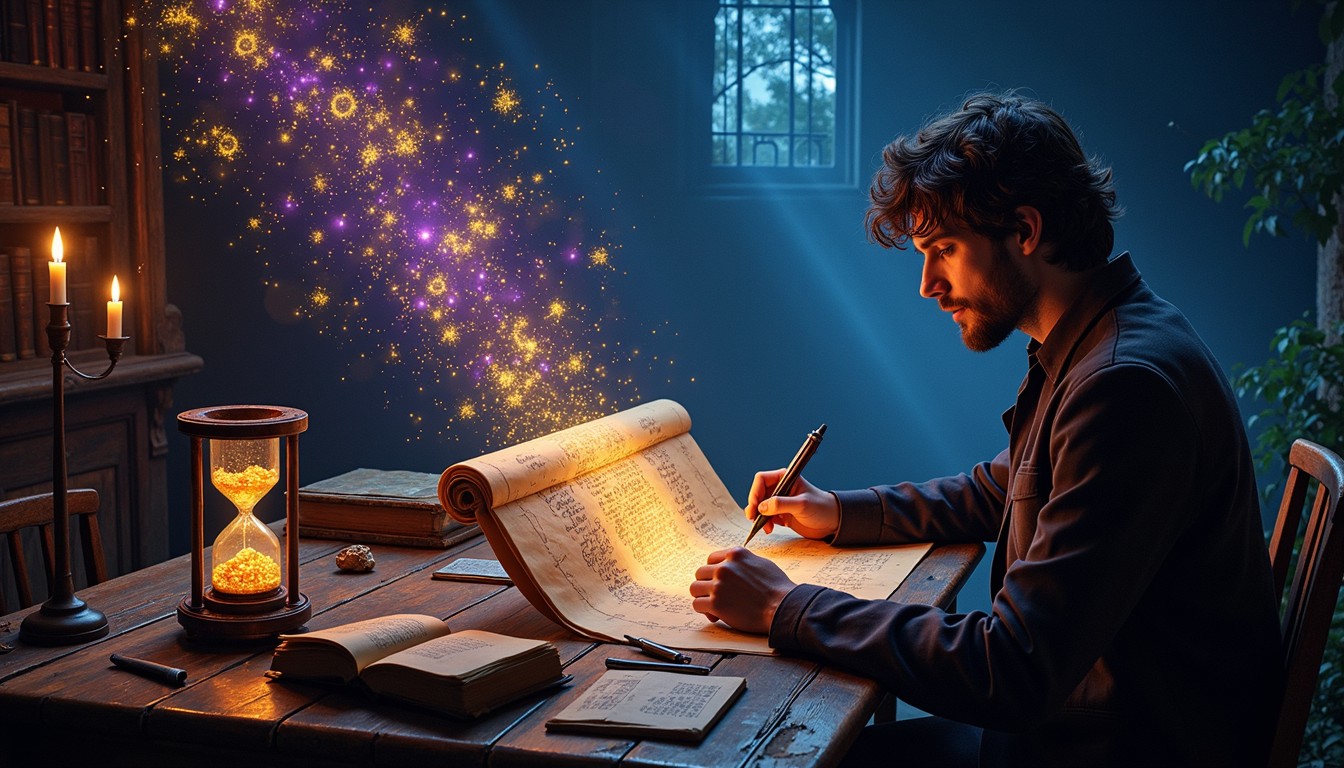 Free Mystical midnight scribe Image - Magical, Scholar, Desk | Download ...