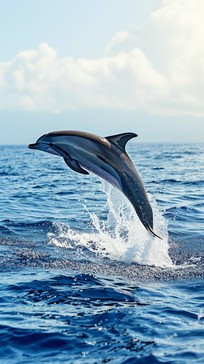 Middle Dolphin Free Dolphin Mid-Jump Image - Dolphin, Ocean, Jumping | Download at ...