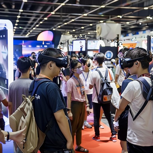 Virtual Crowd Free Virtual Reality Crowd Image - Technology, Convention, Virtual ...