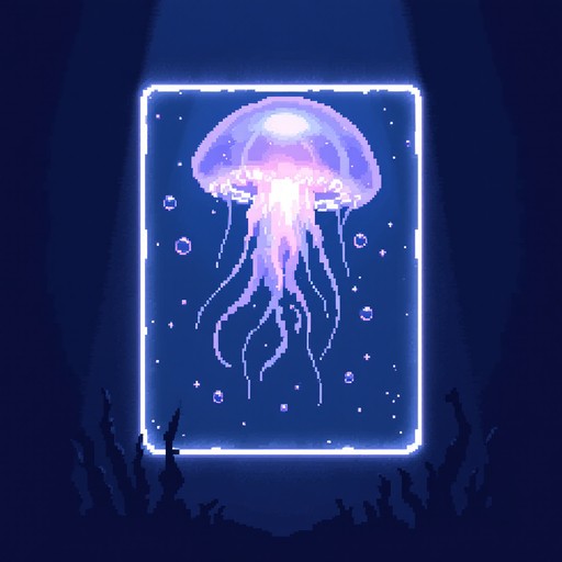 Bioluminescent Jellyfish Wallpaper