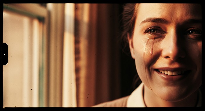 Free Crying While Smiling Image - Vintage, Portrait, Tears | Download ...