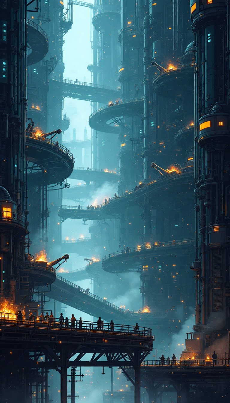 Free Industrial Pixel Factory Image - Industrial, Factory, Pixel ...