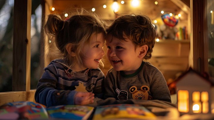 Free Cozy Evening Fun Image - Children, Cozy, Lights | Download at ...