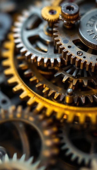 Free Gleaming Clockwork Gears Image - Gears, Clockwork, Mechanical ...