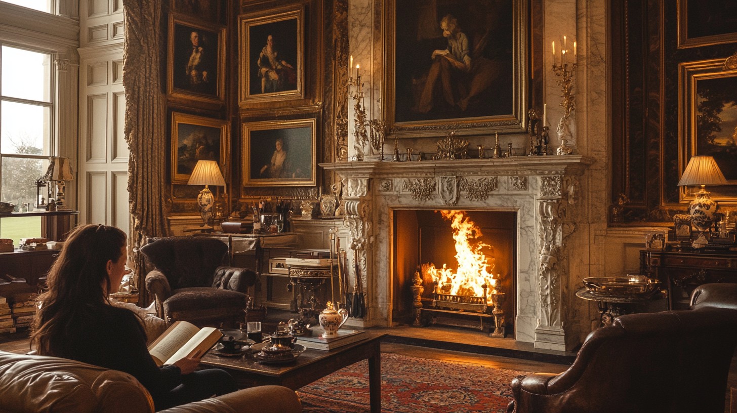 Fireside Rocking Chair Reading Free Cozy fireside reading Image - Cozy, Reading, Fireplace | Download ...