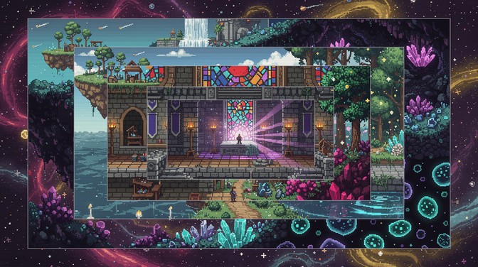 Free Infinite Pixel Journey Image - Pixel, Retro, Gaming | Download at ...