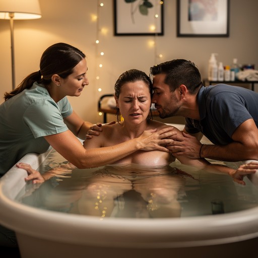 Free Water Birth Support Image - Birth, Labor, Midwife | Download at ...