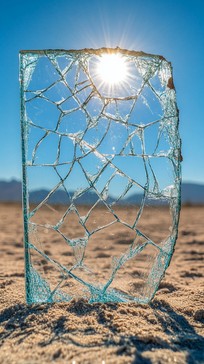 Sun Rays Fractured Free Sunlit shattered glass Image - Sunlight, Glass, Desert | Download ...