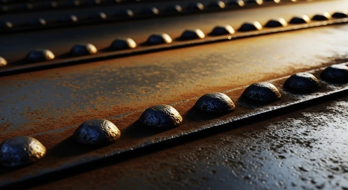 Free Weathered Iron Details Image - Industrial, Metal, Rivets ...