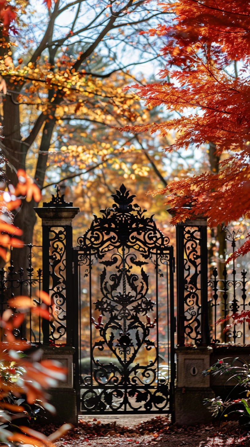 Free Autumn Gate Elegance Image - Autumn, Gate, Elegance | Download at ...