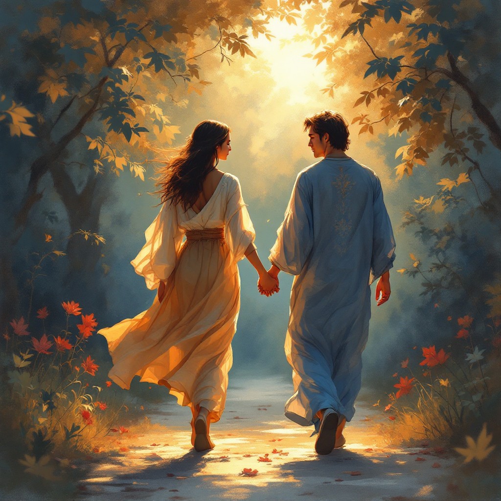 Love Pathhead Free Love's Golden Path Image - Romance, Autumn, Forest | Download at ...