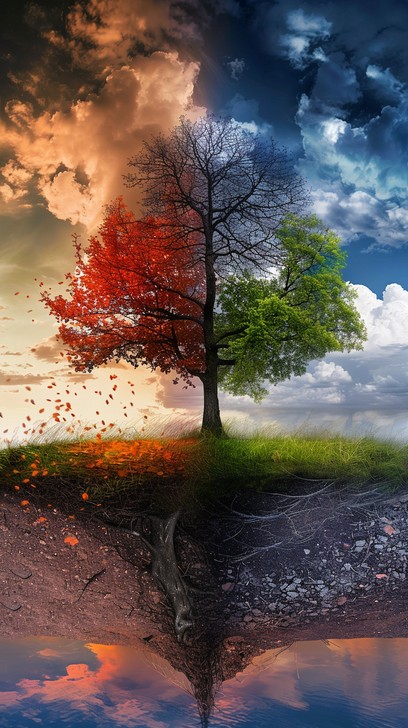 Free Seasonal Contrast Tree Image | Download at StockCake