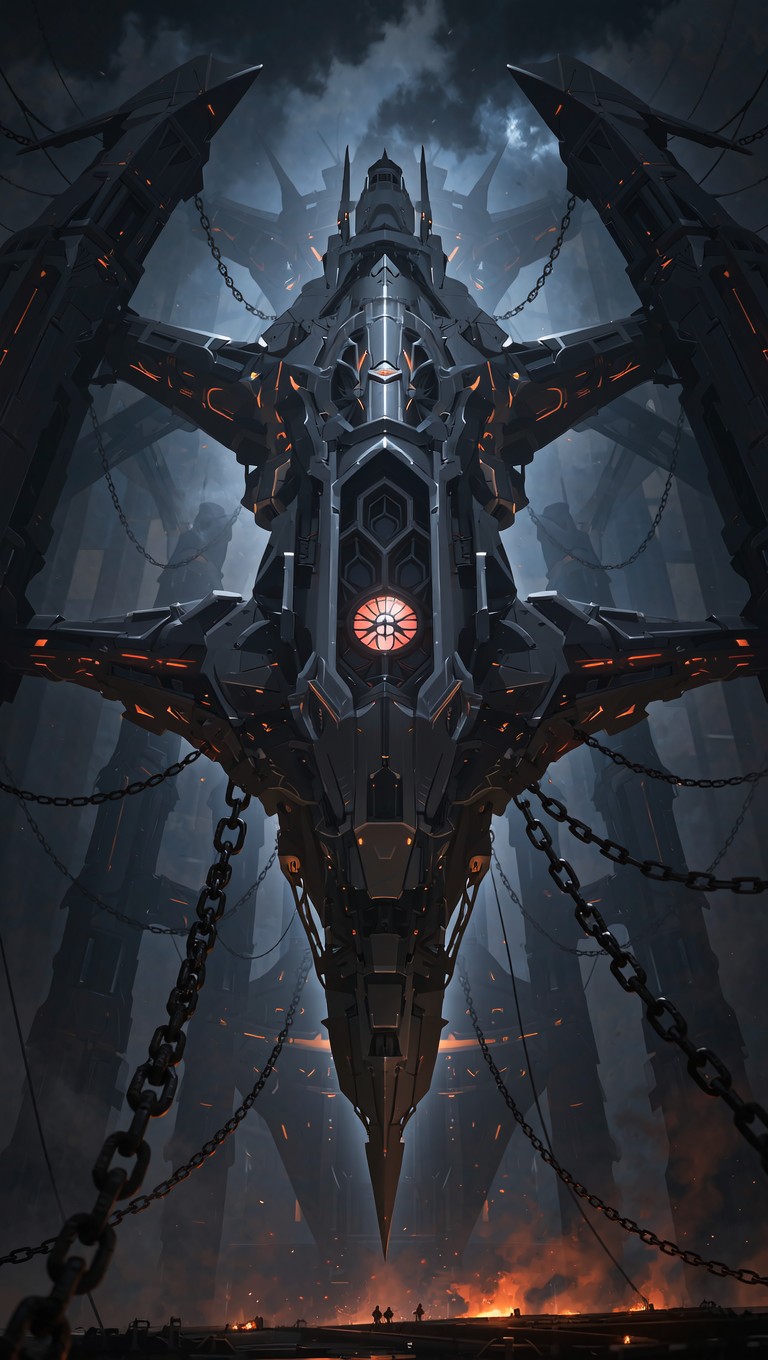 Free Gothic Spaceship Construction Image - Spaceship, Gothic ...