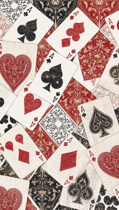 Free Vintage Card Pattern Image - Pattern, Vintage, Cards | Download at ...