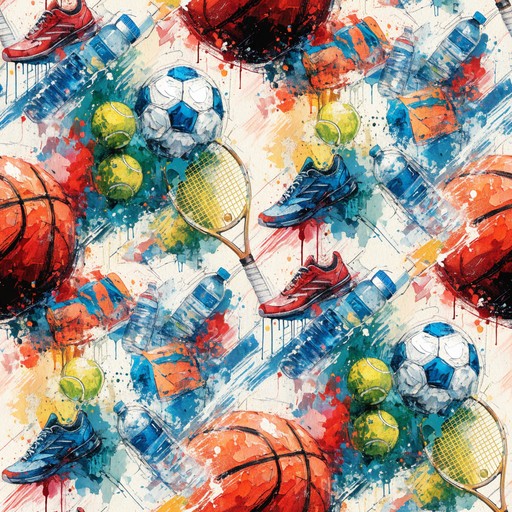 Free Athletic Art Pattern Image - Sports, Pattern, Basketball ...